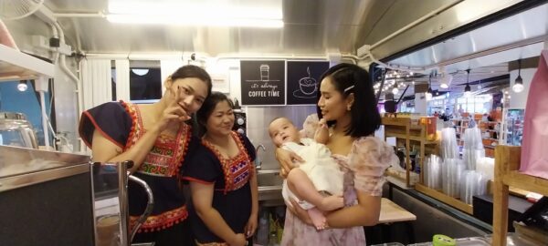 Harry with girls